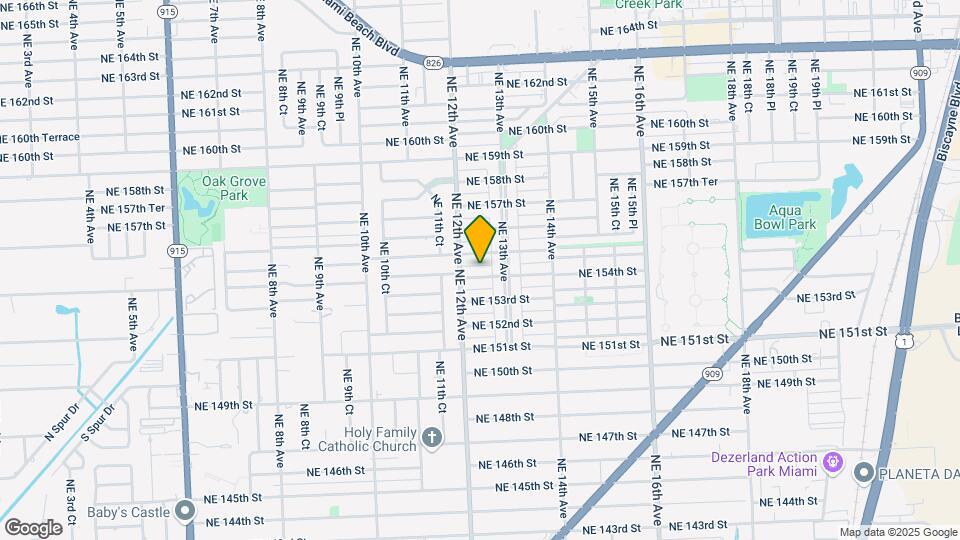 1245 NE 154th St Map and Location Details