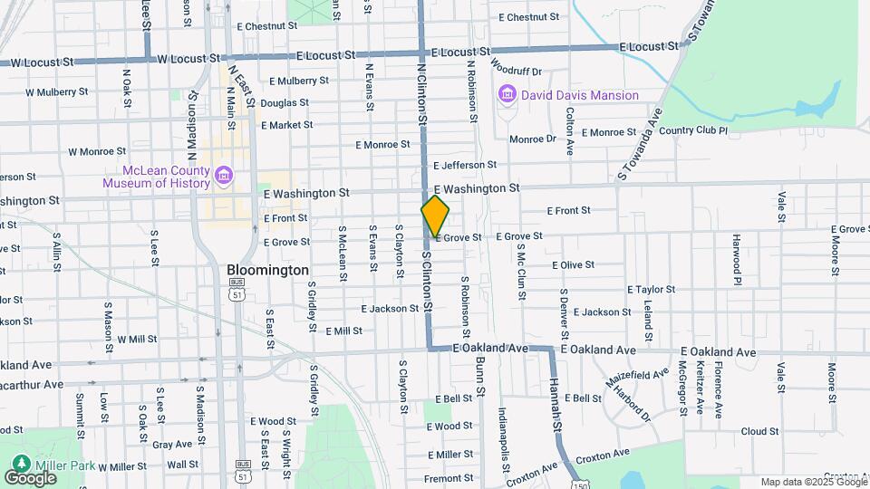 803 E Grove St Map and Location Details