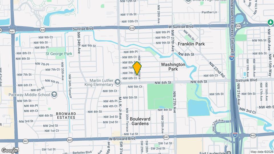 2921 NW 6th Ct Map and Location Details