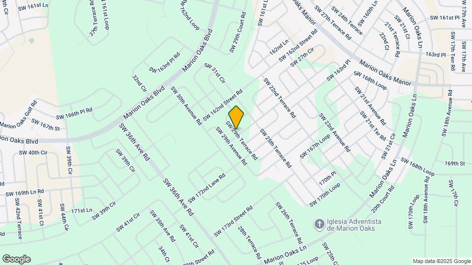 16745 SW 29th Terrace Rd Map and Location Details