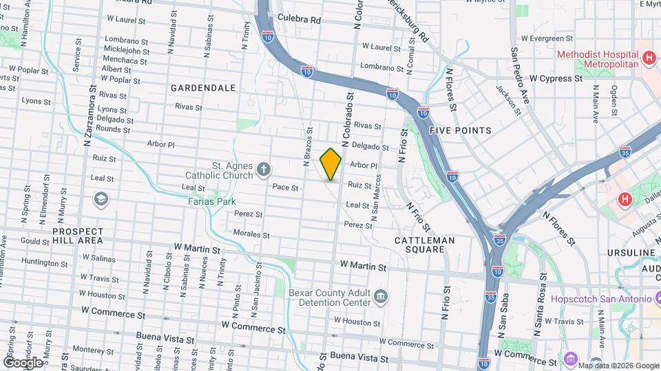 610 Ruiz St Map and Location Details