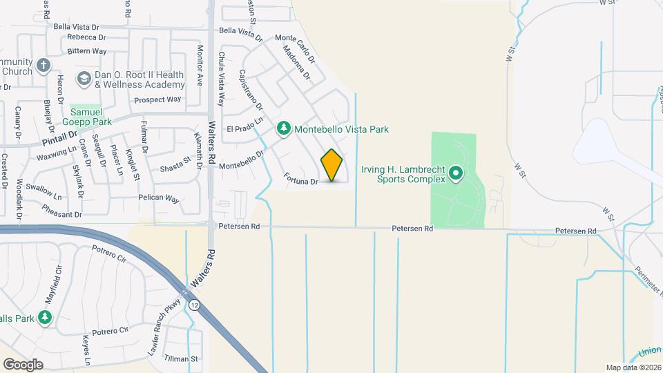 540 Fortuna Dr Map and Location Details