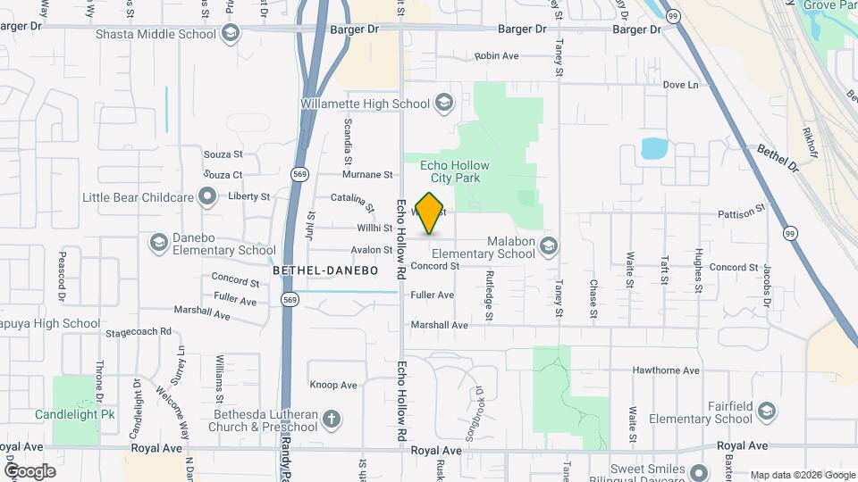 4146 Avalon St Map and Location Details