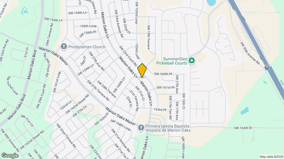 511 Marion Oaks Ln Mapa y Detalles de la Ubicación