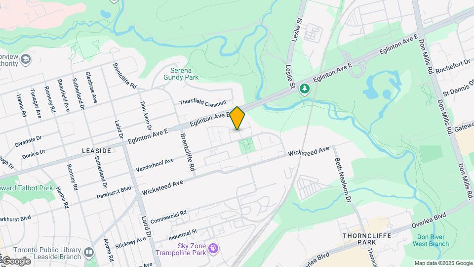 12 Brian Peck Crescent Map and Location Details