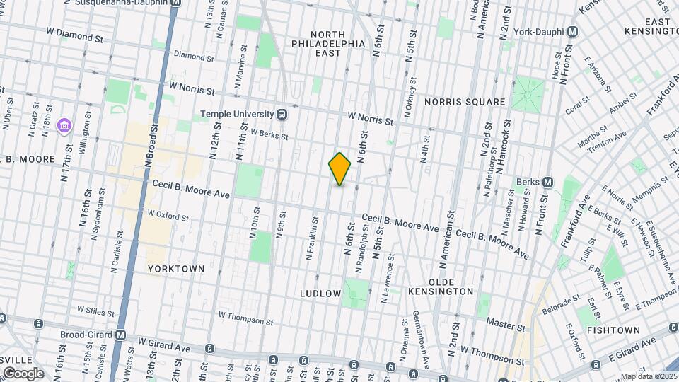 1744 N Marshall St, Unit B Mapa y Detalles de la Ubicación