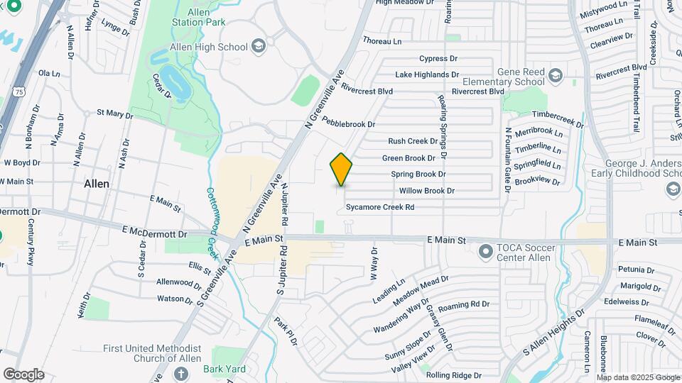 211 Sycamore Creek Rd Map and Location Details