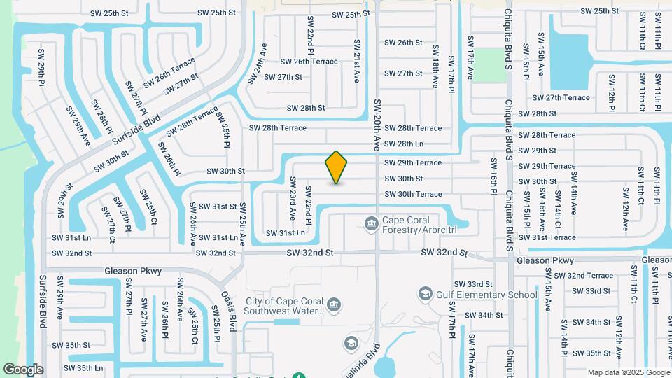 2107 SW 30th Terrace Map and Location Details