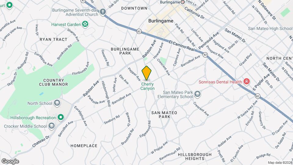 1704 Barroilhet Ave Mapa y Detalles de la Ubicación