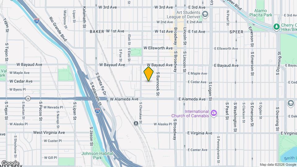 144 W Cedar Ave Mapa y Detalles de la Ubicación