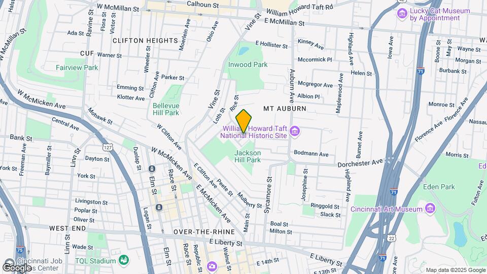 2212 Calumet St Map and Location Details