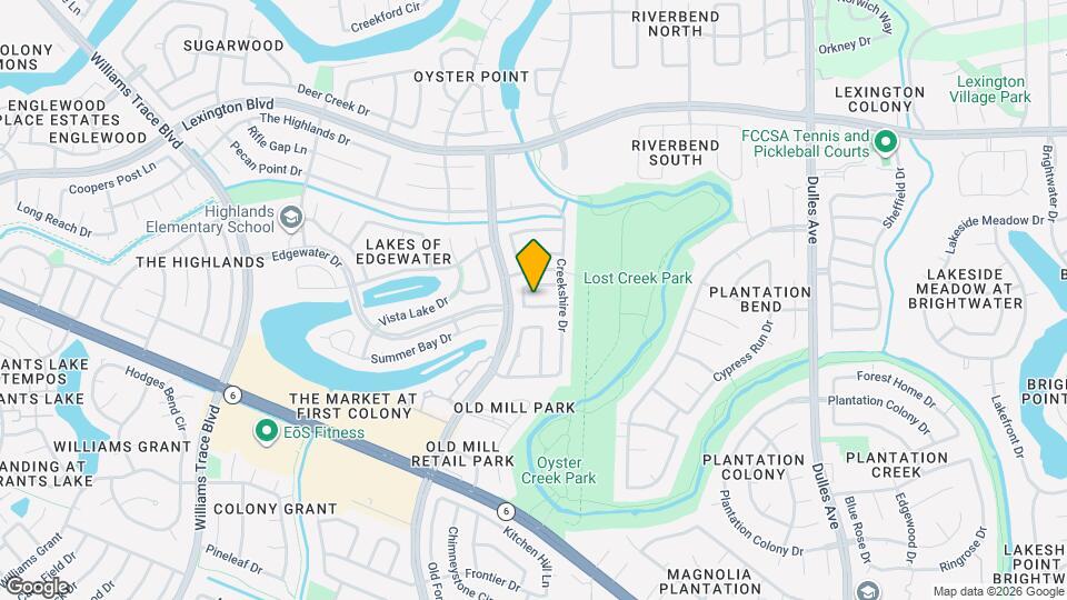 3515 Meadowcrest Ln Map and Location Details