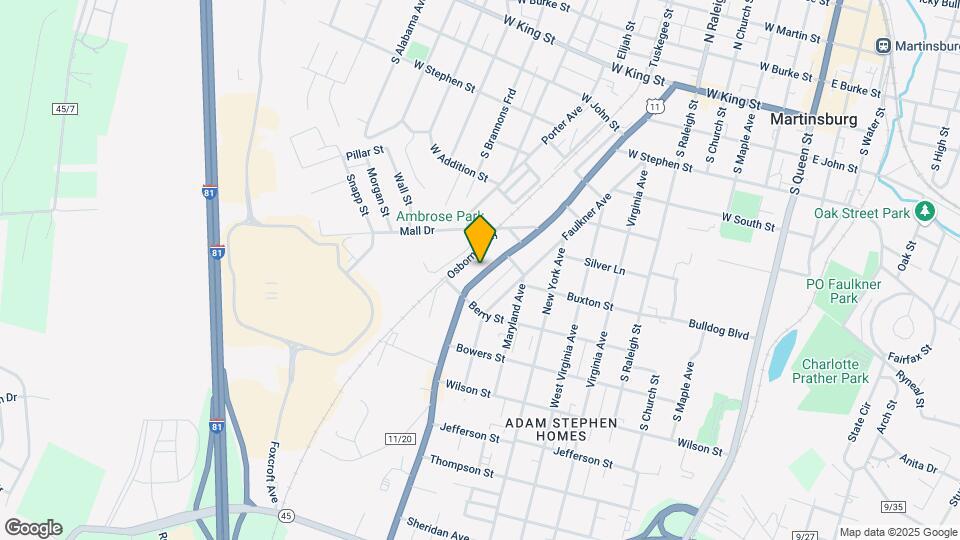 733-735 Winchester Ave Mapa y Detalles de la Ubicación