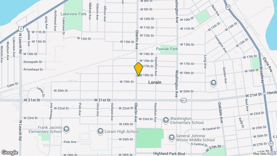 1819 Oberlin Ave Map and Location Details