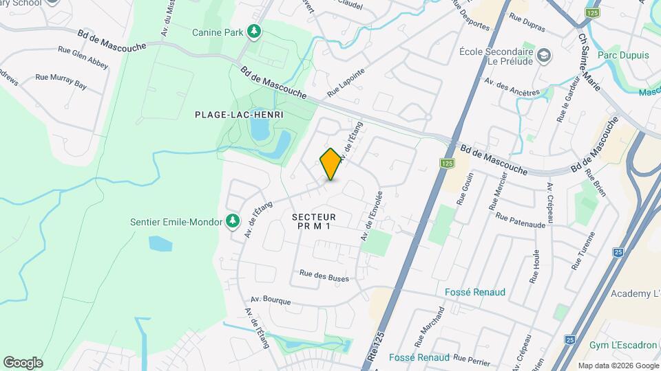 701-707 De L'étang Av Map and Location Details