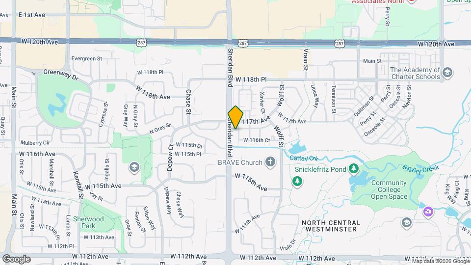 11655 Zenobia Ct Map and Location Details