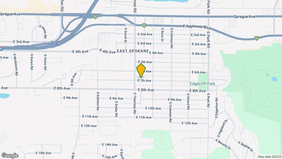 6713 E 7th Ave Map and Location Details