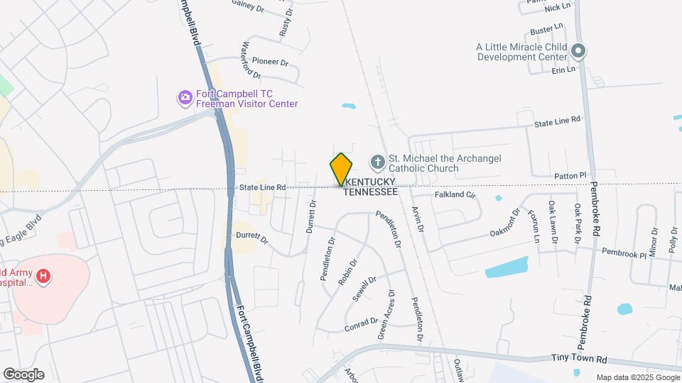 208 State Line Rd Map and Location Details