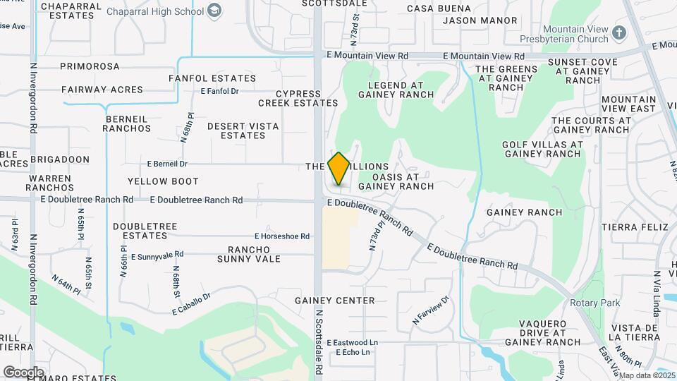 7272 E Gainey Ranch Rd Map and Location Details