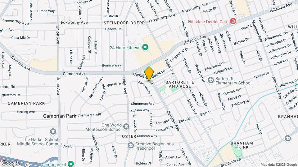3763 Camden Ave Map and Location Details