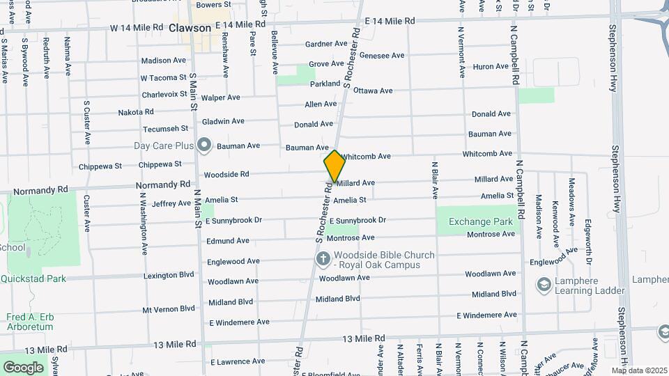 602 Millard Ave Map and Location Details