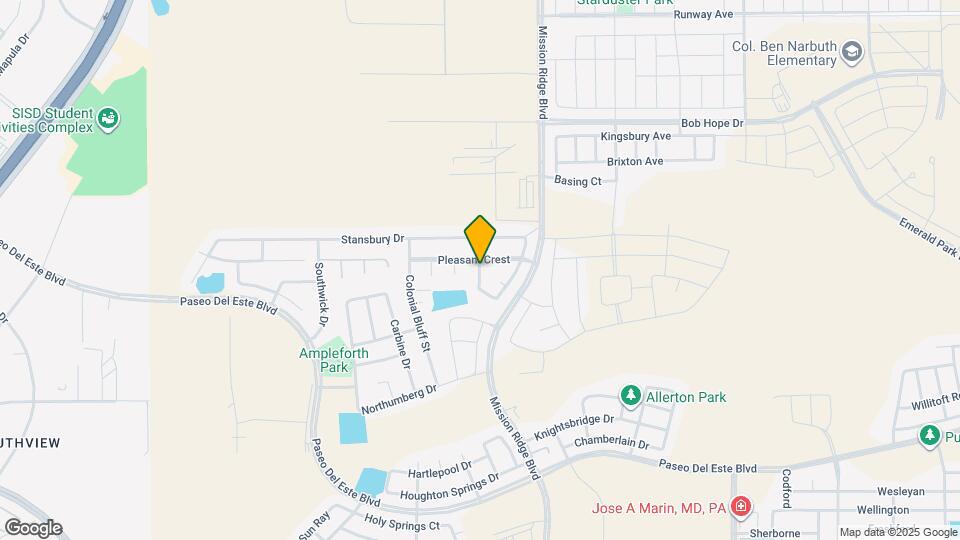 8883 Crystal Rook Dr Map and Location Details