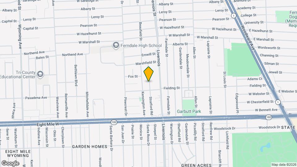 525 Stratford Rd Mapa y Detalles de la Ubicación