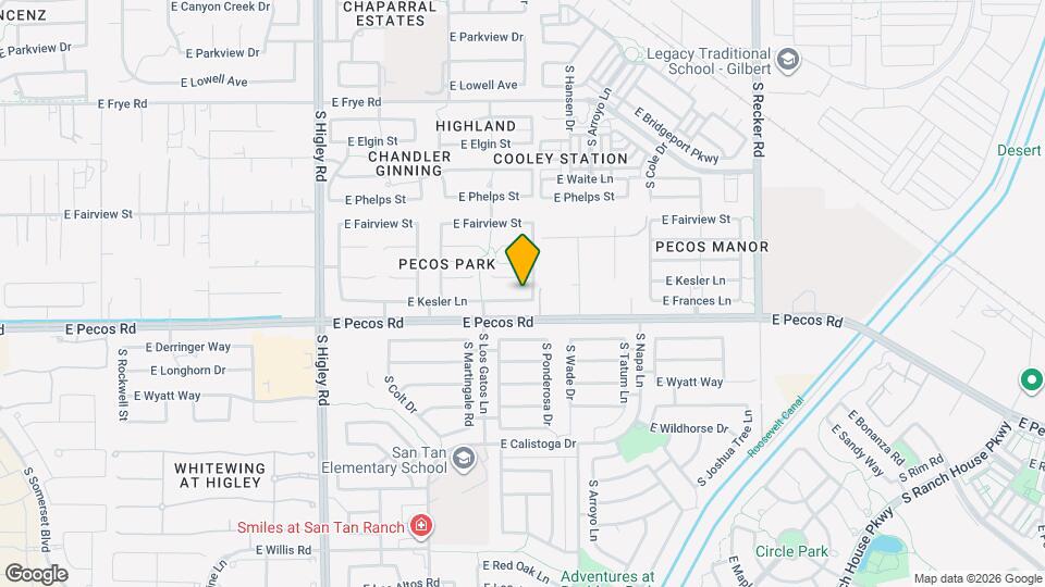 3570 E Kesler Ln Map and Location Details