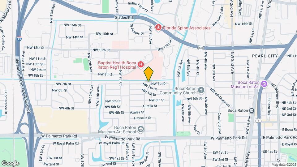 701 NW 8th Ave Map and Location Details
