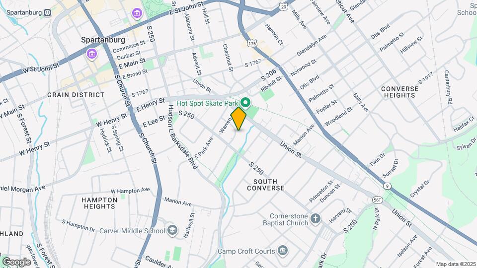 405 E Hampton Ave Map and Location Details