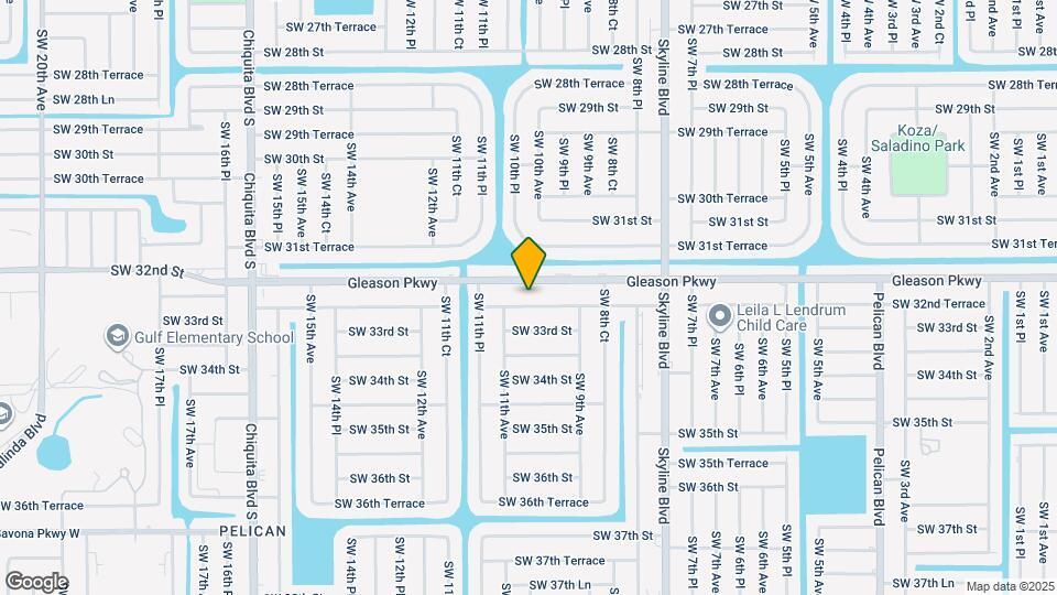 1005 SW 32nd Terrace Map and Location Details