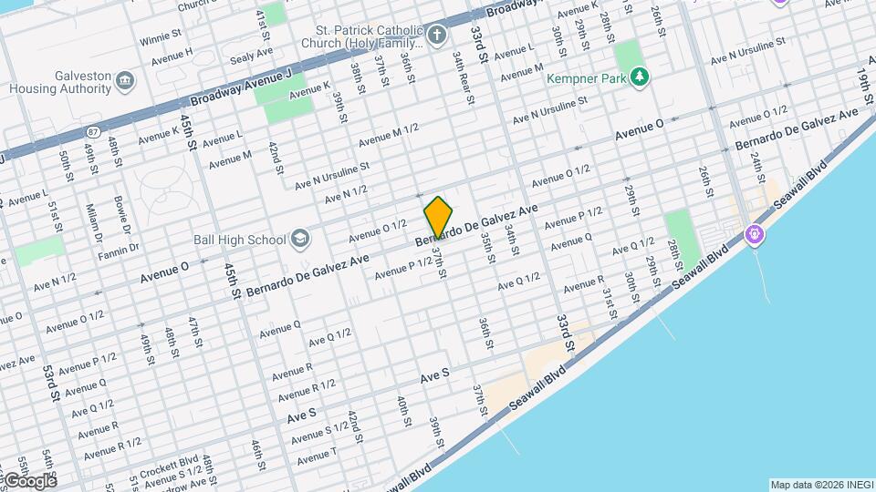 1912 37th St Mapa y Detalles de la Ubicación