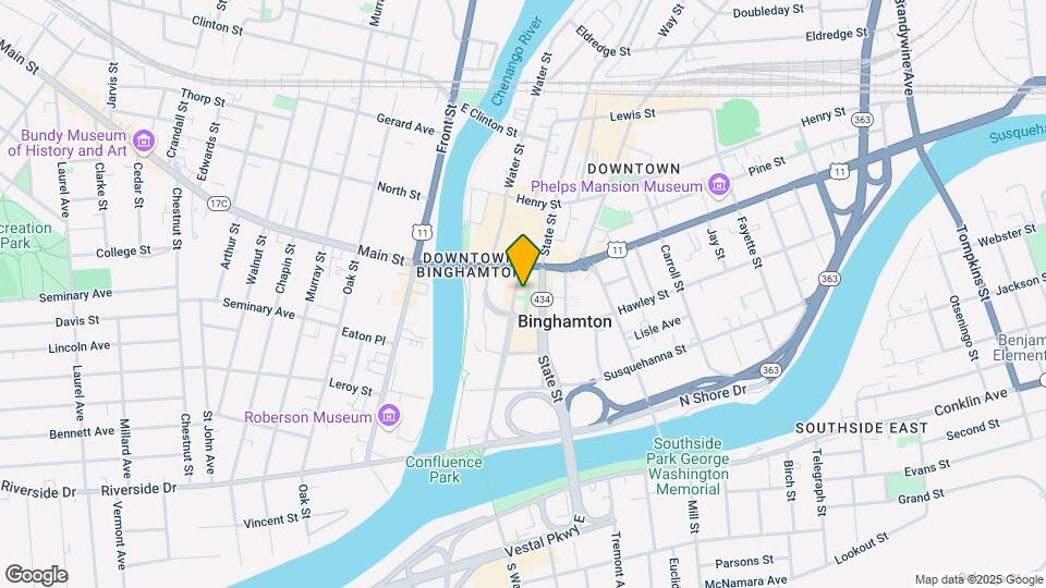 136 Washington St Map and Location Details