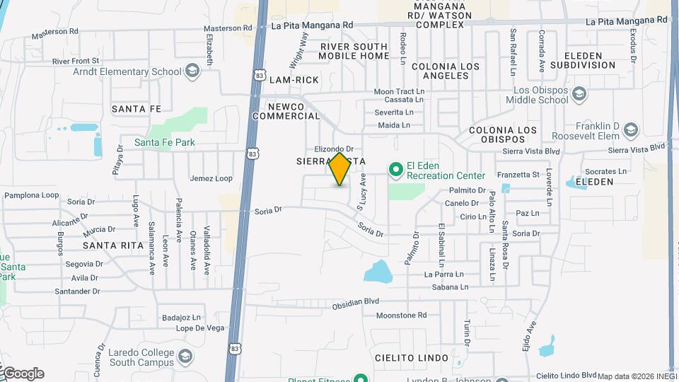 2217 Los Olivos Ln Map and Location Details