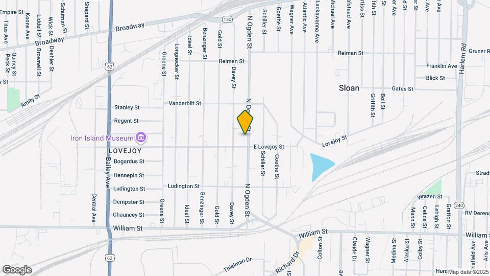 202 N Ogden St Map and Location Details