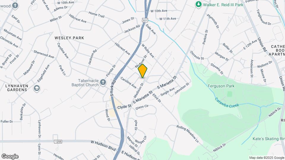 1501 Madison St Map and Location Details