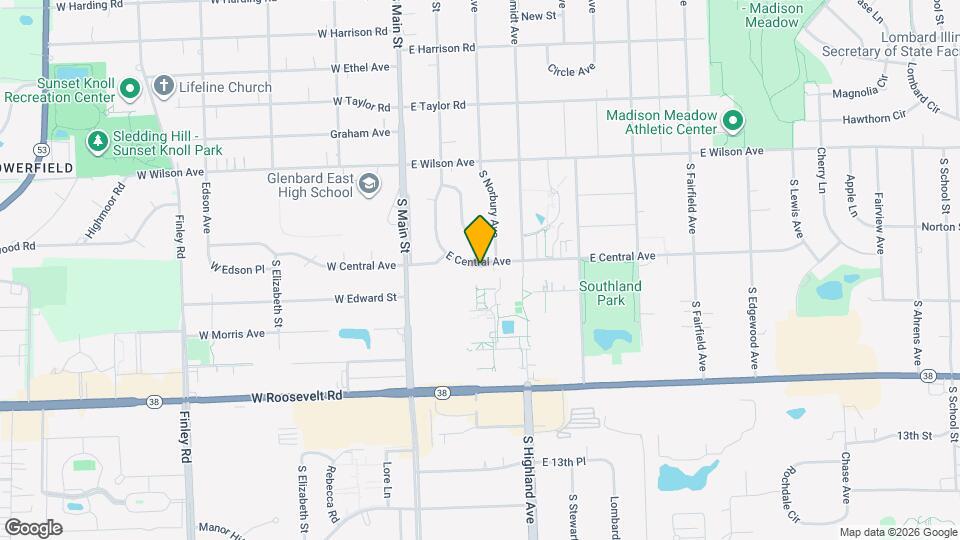 129 E Central Ave Mapa y Detalles de la Ubicación