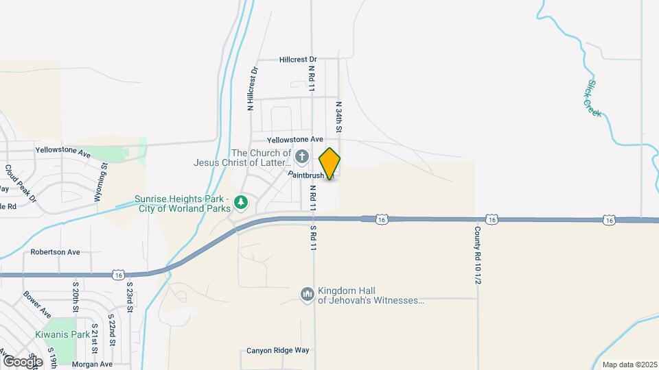 Worland Meadowview Apartments Map and Location Details