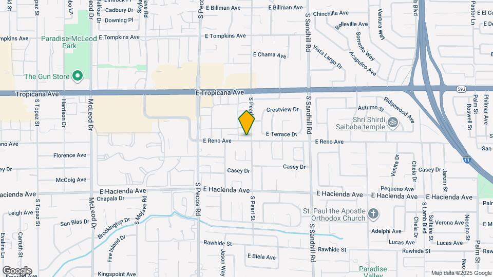 3683 Villa Knolls E Dr Map and Location Details