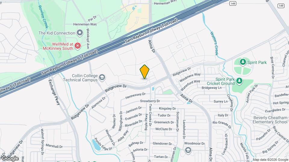 1500 Lake District Dr Map and Location Details