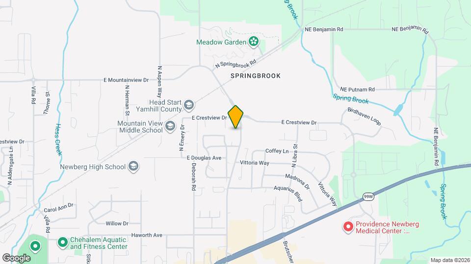 1909 N Springbrook Rd Map and Location Details