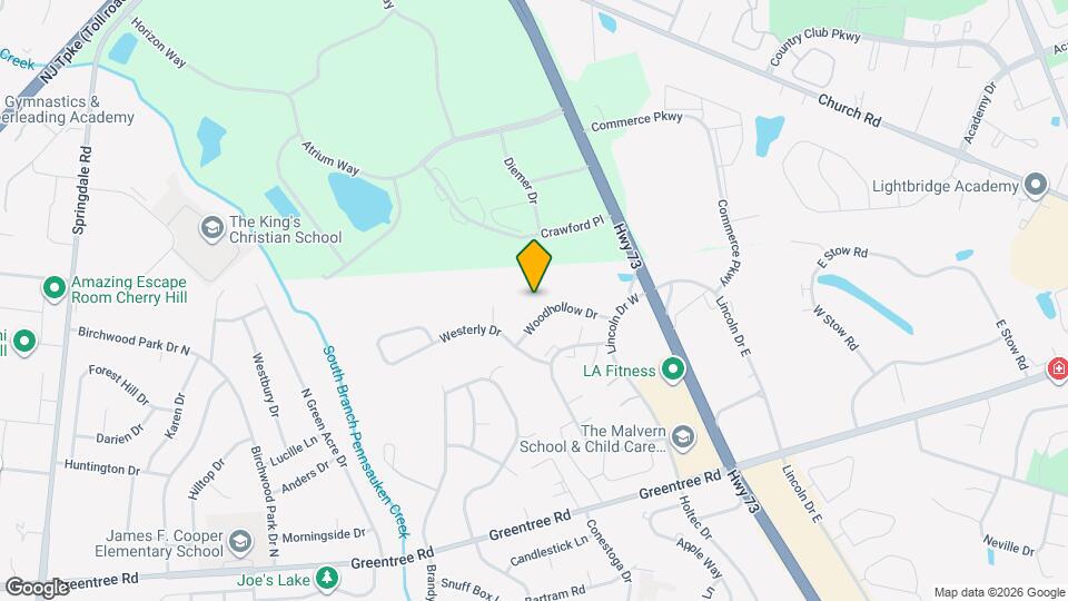 1505 Woodhollow Dr Mapa y Detalles de la Ubicación
