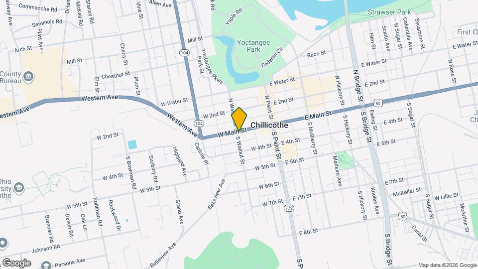 98 W Main St Mapa y Detalles de la Ubicación