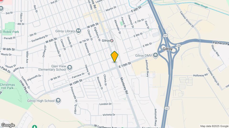 7025 Monterey St Map and Location Details