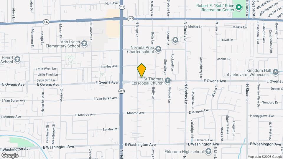5230 E Owens Ave Map and Location Details