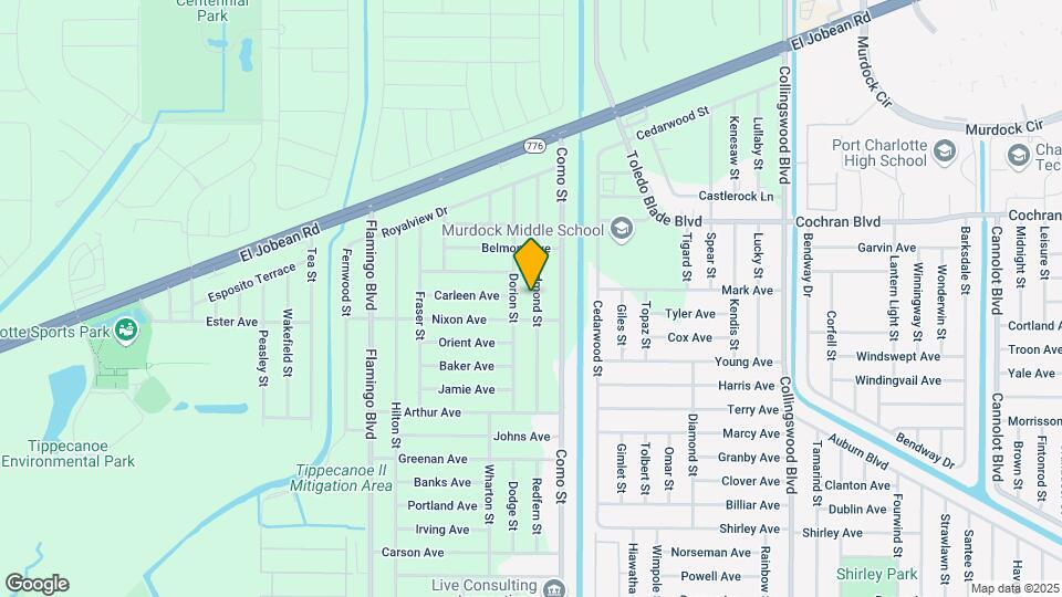 2103-2105 Redmond St Map and Location Details