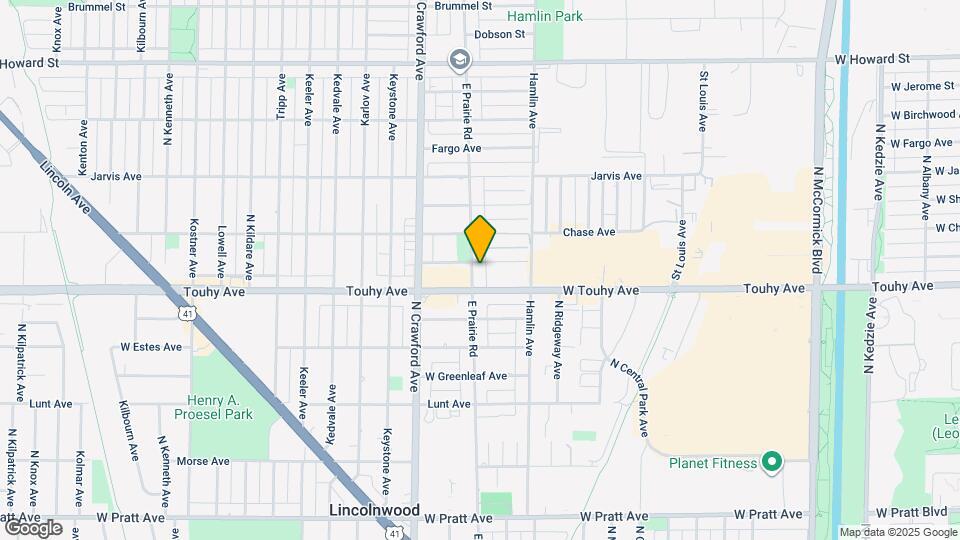 7225 E Prairie Rd Map and Location Details