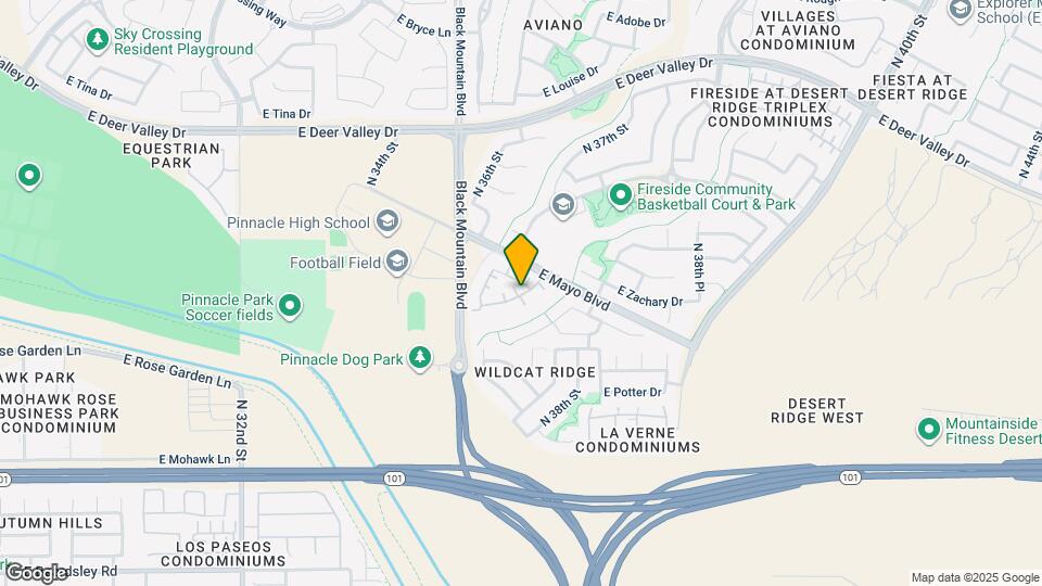 3670 E Zachary Dr Map and Location Details