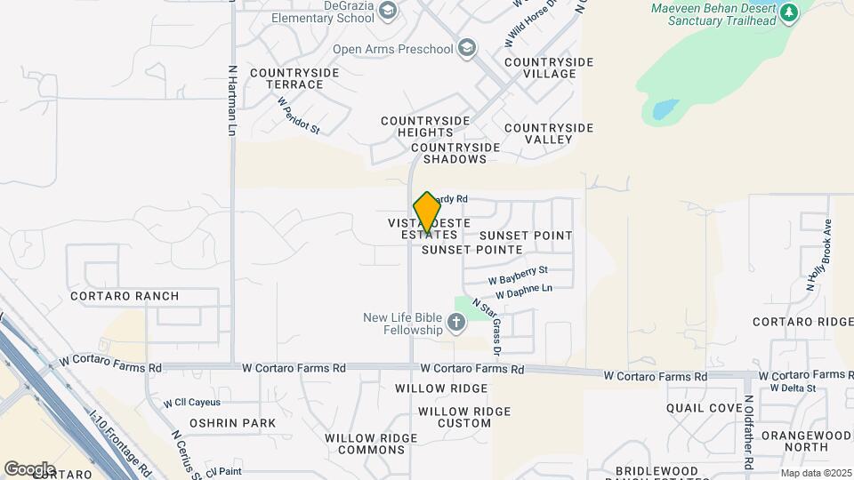 4964 W Rosebay Dr Map and Location Details