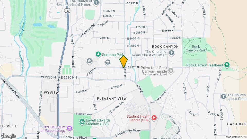 2317 Timpview Dr Map and Location Details